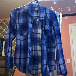 Blue flannel